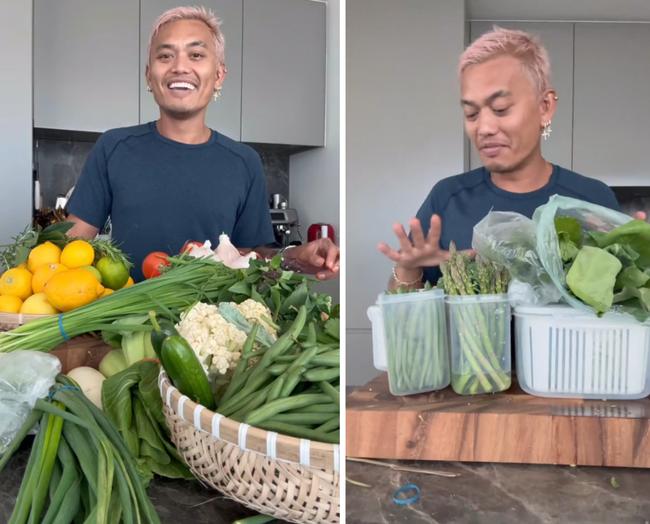How to keep herbs and veggies fresh for two weeks: Aussie chef Khanh Ong’s ‘genius’ storing tricks stuns
