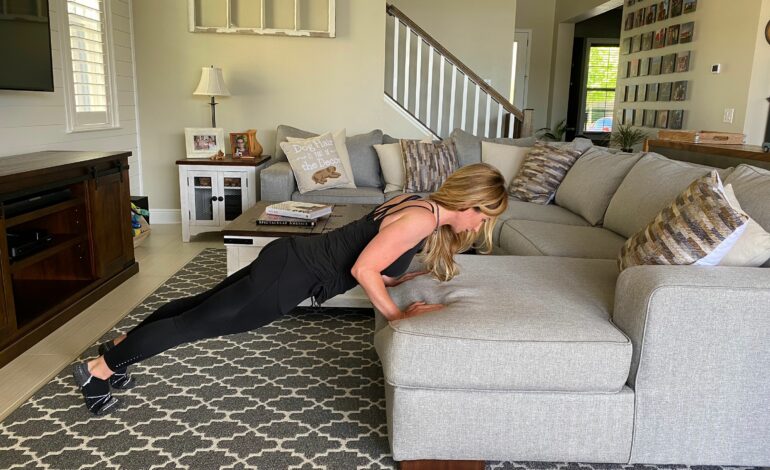 How to exercise from the comfort of your couch