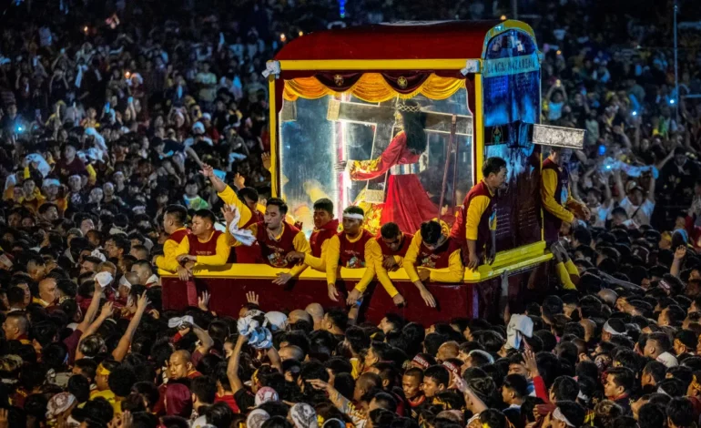 Black Nazarene procession draws millions of Catholic devotees to Philippine capital