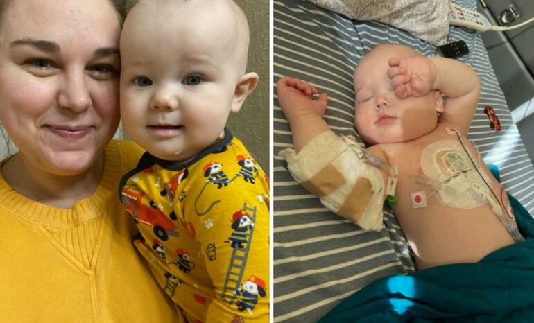 Mum’s pain as baby’s ‘teething’ turns out to be sign of rare cancer