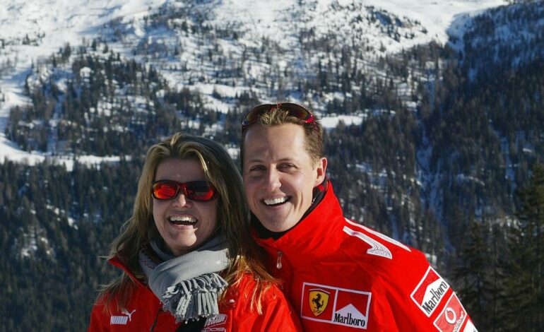 Ex-wife of Schumacher’s brother is kicked off I’m A Celeb over fears she would reveal stricken Michael’s secrets