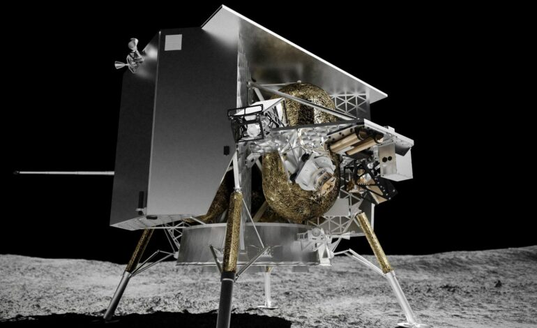 First US spacecraft to land on moon since Apollo due to lift off today