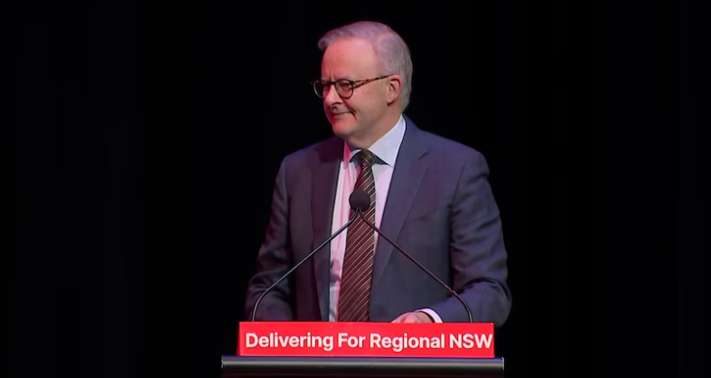 Anthony Albanese speaks at Country Labor Conference amid calls for fresh water access in regional schools