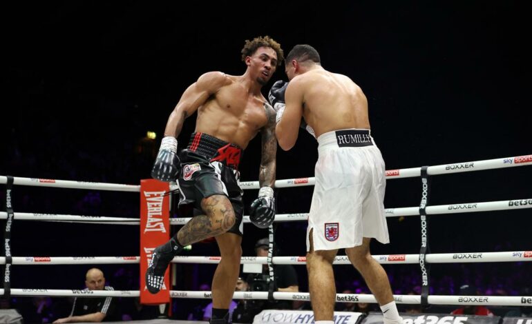 Fans split over boxing hot prospect Ben Whittaker’s showboating during stunning TKO win