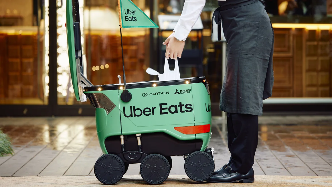 Uber Eats is launching robot deliveries in Japan