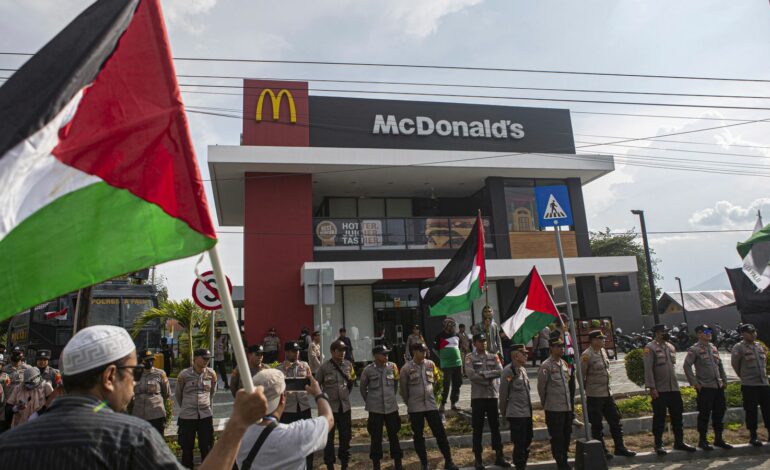 McDonald’s sales dented as Israel-Hamas war boycotts bite