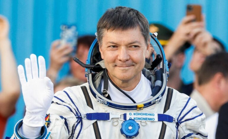 Cosmonaut Oleg Kononenko breaks record for most time spent in space
