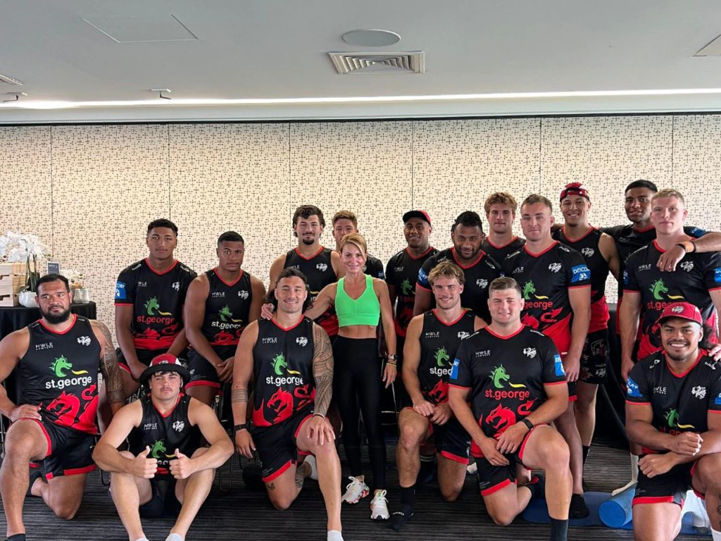 Sydney soccer players ‘humbled’ by reformer pilates class