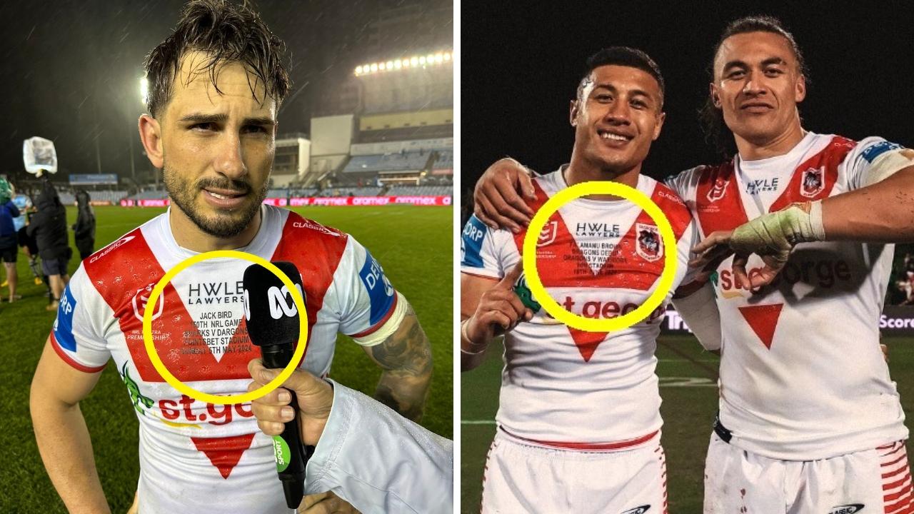 Fans outraged over bungled milestone NRL jersey
