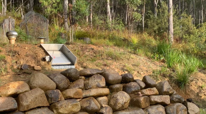 Tasmanian artist Wendy Edwards fined over fire bunker built without approval