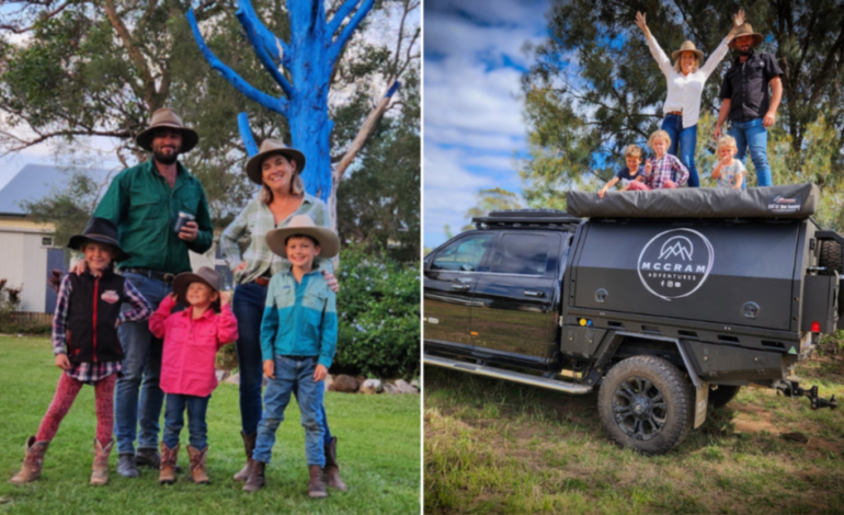 How ‘exhausted’ electrician and teacher pulled their kids out of school to travel Australia