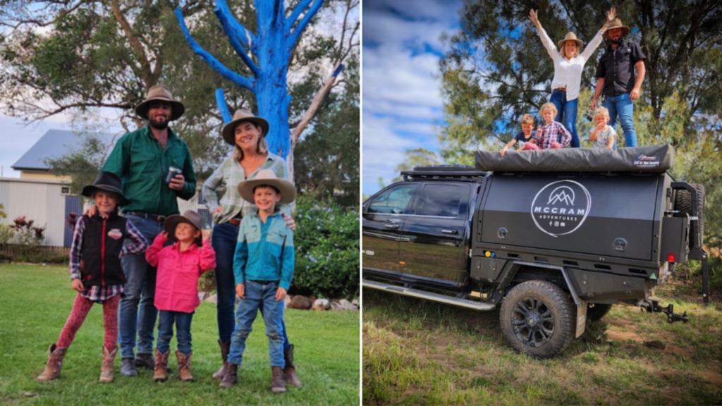 How ‘exhausted’ electrician and teacher pulled their kids out of school to travel Australia