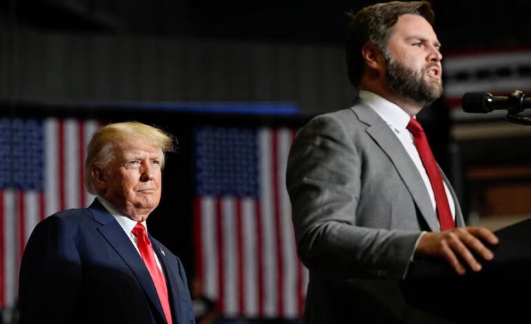 Donald Trump picks Ohio senator JD Vance as his running mate for 2024 election at Republican National Convention